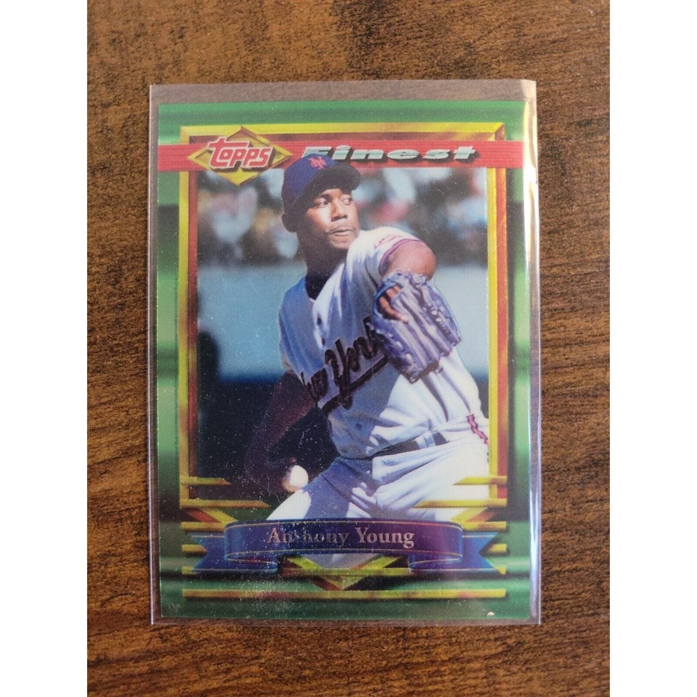 1994 Topps Finest #167 Anthony Young - New York Mets - MLB